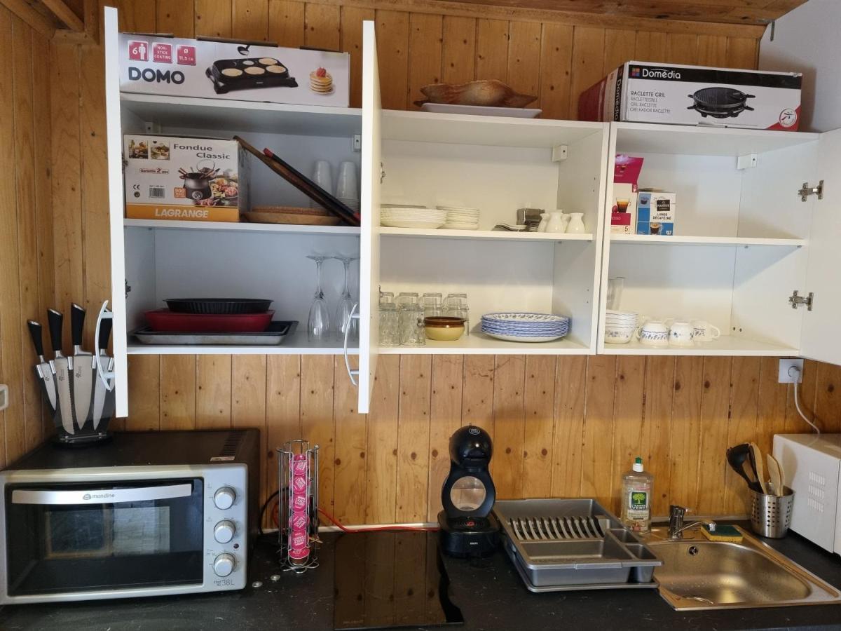 Studio 4 Couchages Dans Un Chalet Tout Confort Chamrousse Esterno foto
